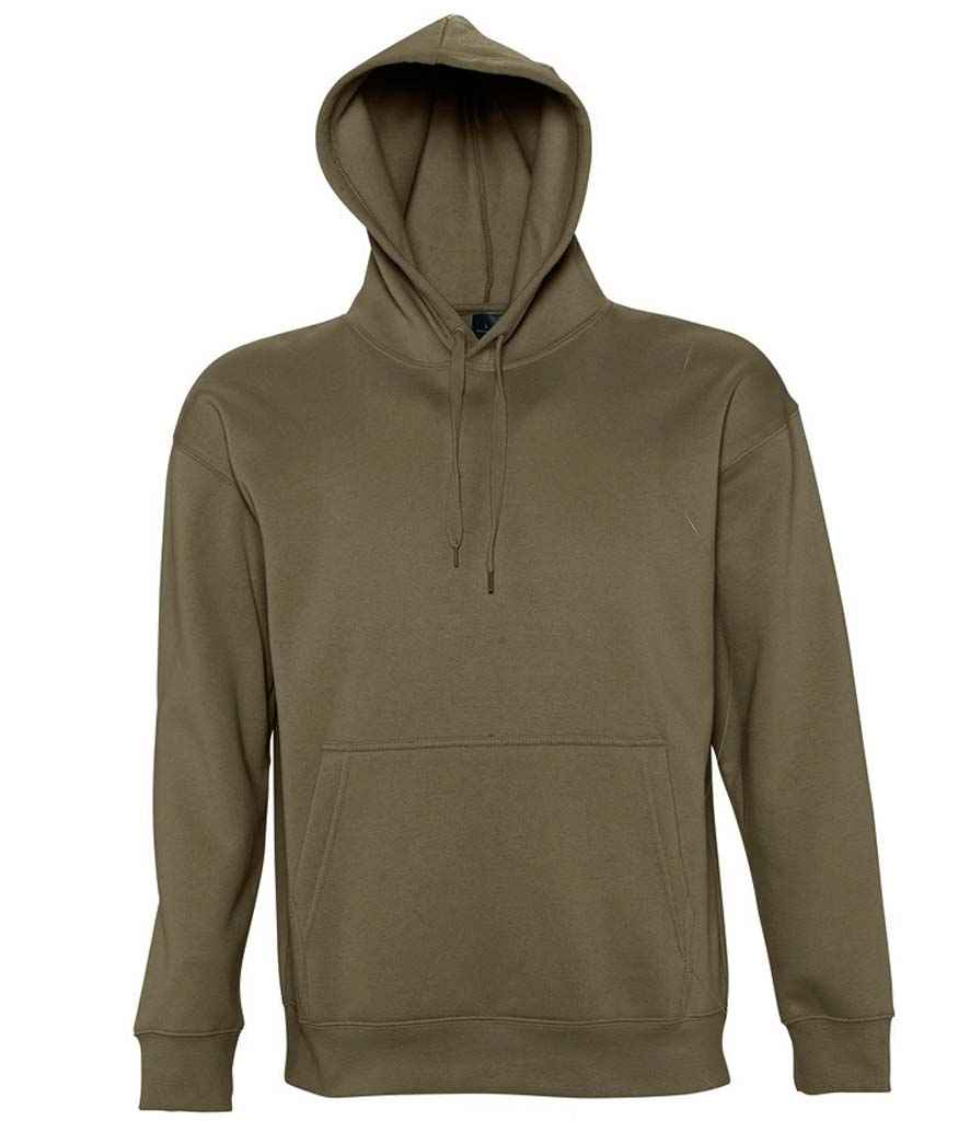 SOL'S Unisex Slam Hooded Sweatshirt in Army