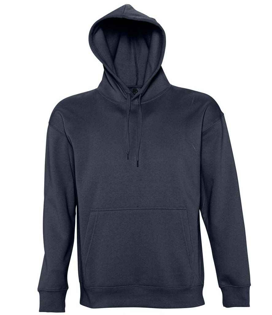 SOL'S Unisex Slam Hooded Sweatshirt in Navy