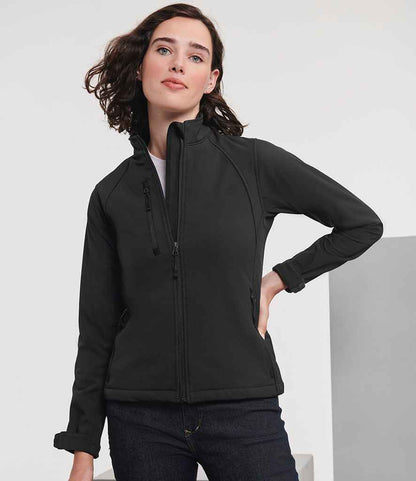 Russell Russell Athletic Ladies Soft Shell Jacket Black