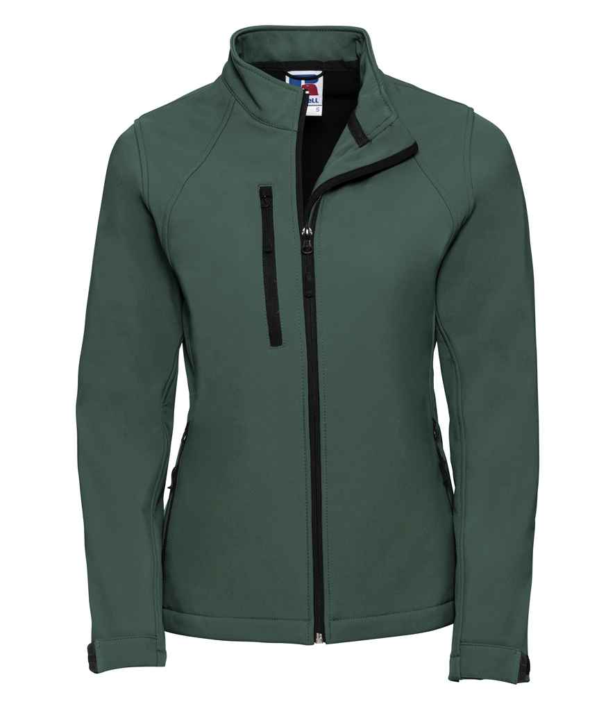 Russell Russell Athletic Ladies Soft Shell Jacket Bottle Green