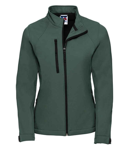 Russell Russell Athletic Ladies Soft Shell Jacket Bottle Green
