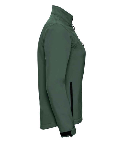 Russell Russell Athletic Ladies Soft Shell Jacket Bottle Green