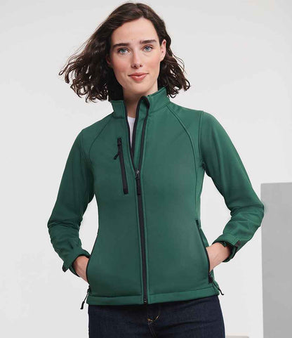 Russell Russell Athletic Ladies Soft Shell Jacket Bottle Green