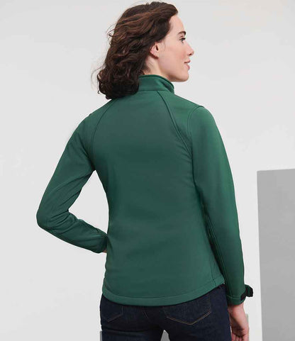 Russell Russell Athletic Ladies Soft Shell Jacket Bottle Green