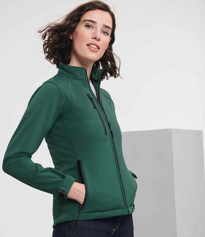 Russell Russell Athletic Ladies Soft Shell Jacket Bottle Green