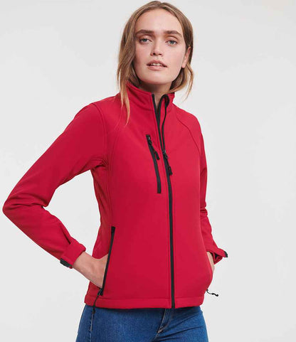 Russell Russell Athletic Ladies Soft Shell Jacket Classic Red