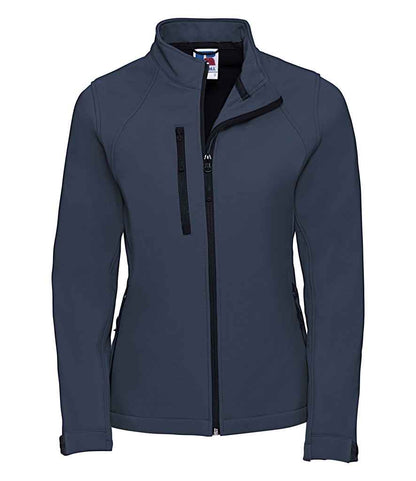 Russell Russell Athletic Ladies Soft Shell Jacket French Navy