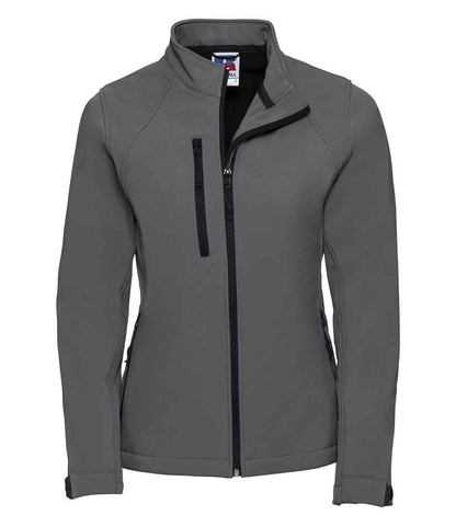 Russell Russell Athletic Ladies Soft Shell Jacket Titanium