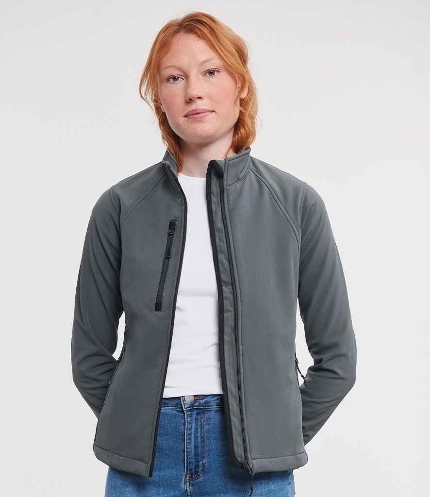 Russell Russell Athletic Ladies Soft Shell Jacket Titanium