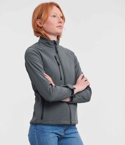 Russell Russell Athletic Ladies Soft Shell Jacket Titanium