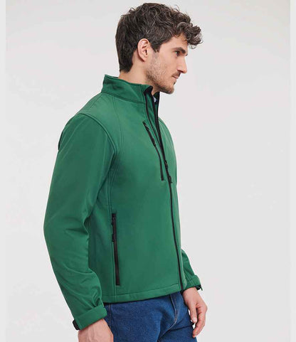 Russell Russell Athletic Soft Shell Jacket Bottle Green