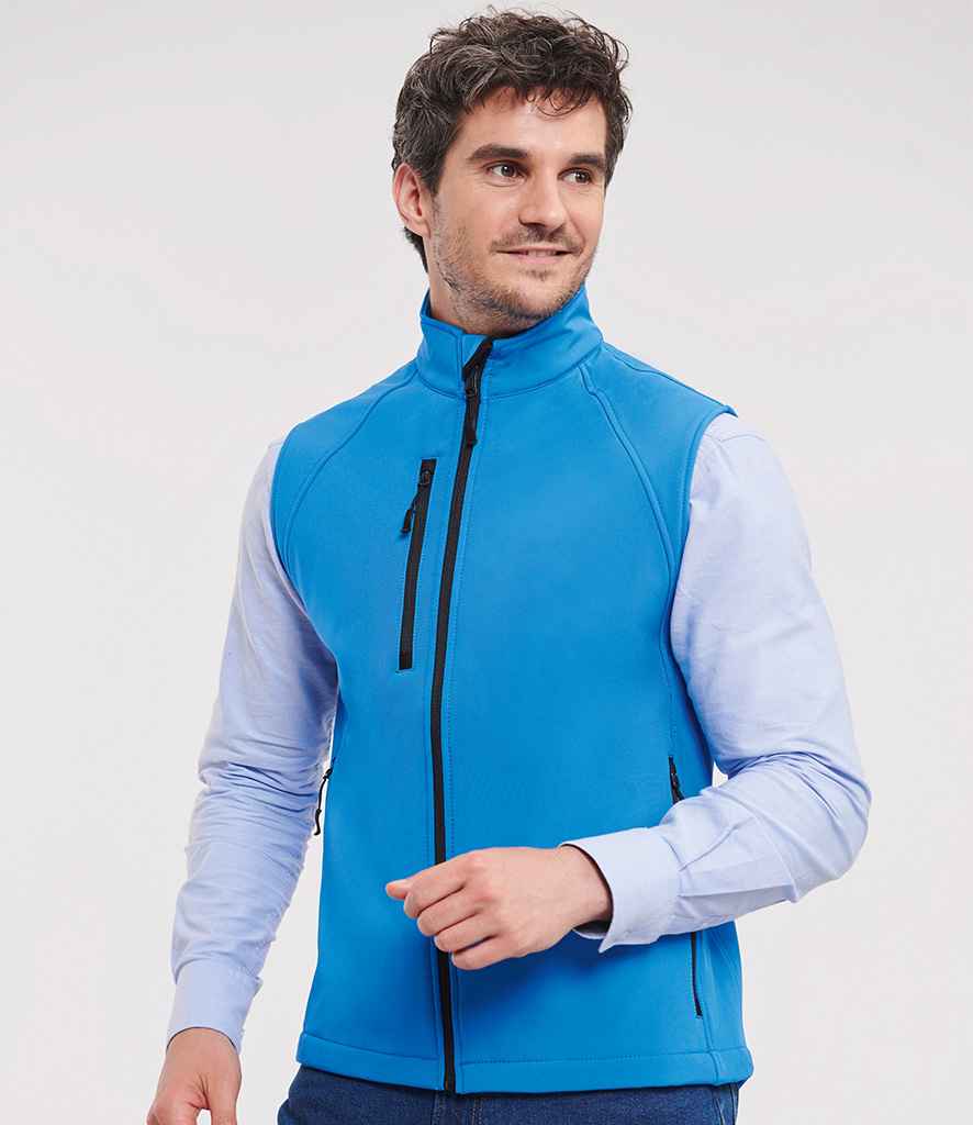 Russell Russell Athletic Soft Shell Gilet Azure