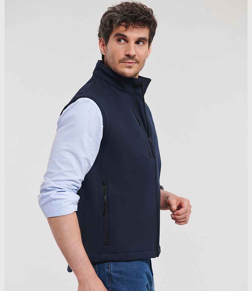 Russell Russell Athletic Soft Shell Gilet French Navy