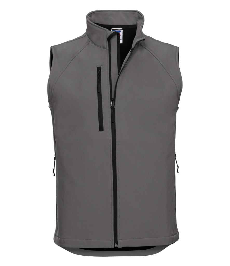 Russell Russell Athletic Soft Shell Gilet Titanium