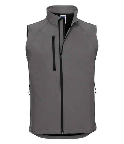 Russell Russell Athletic Soft Shell Gilet Titanium