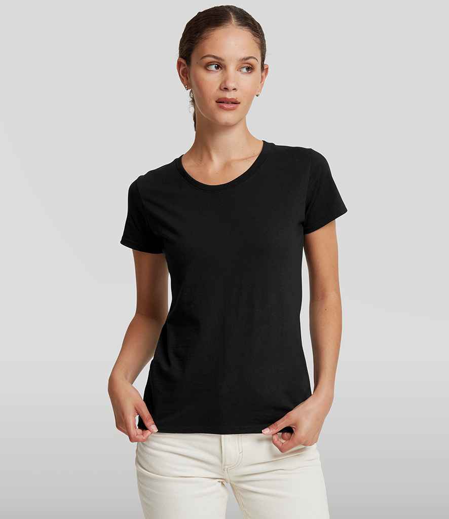 Russell Russell Athletic Ladies Authentic Classic Ringspun T-Shirt Black