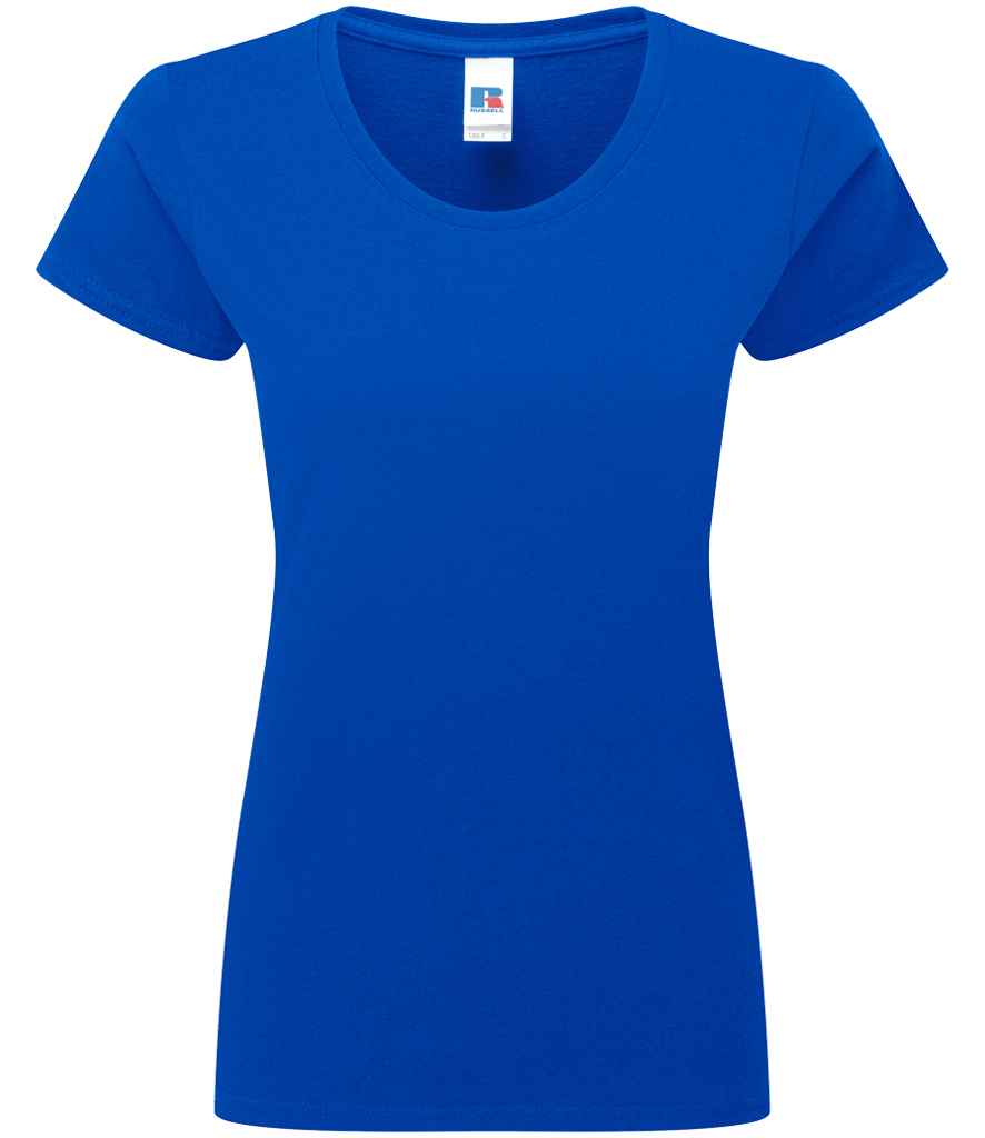 Russell Russell Athletic Ladies Authentic Classic Ringspun T-Shirt Bright Royal