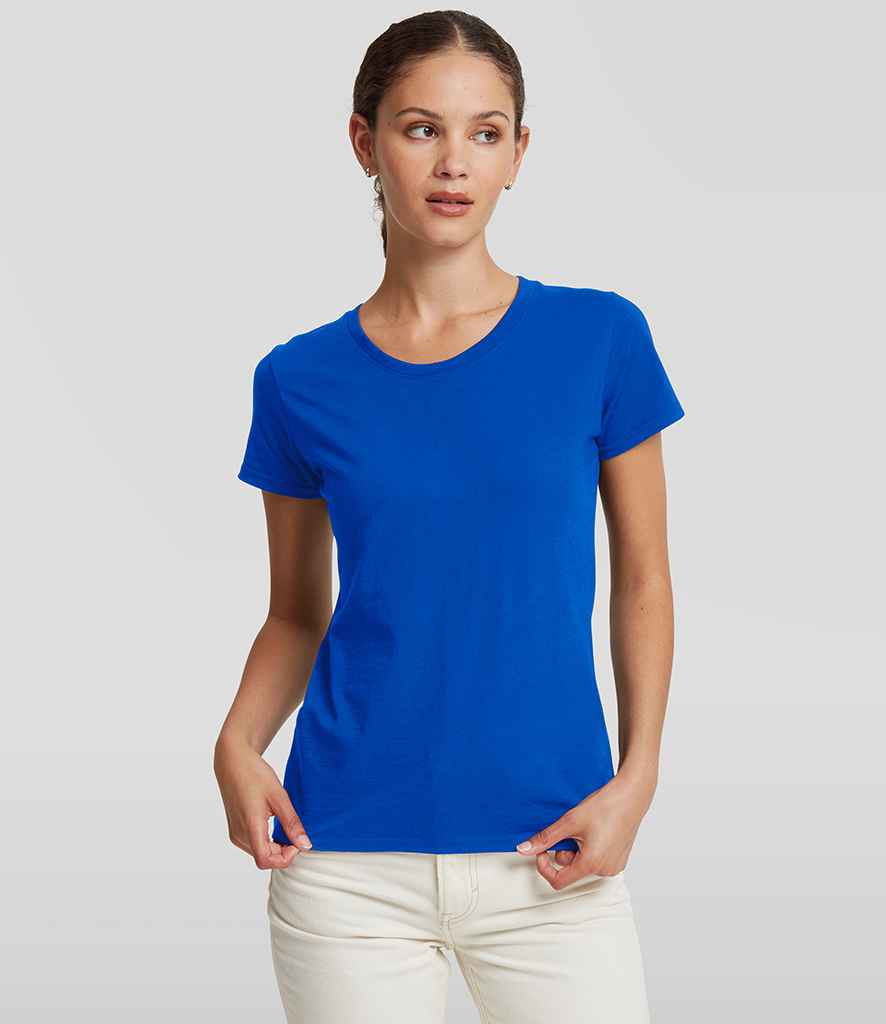 Russell Russell Athletic Ladies Authentic Classic Ringspun T-Shirt Bright Royal
