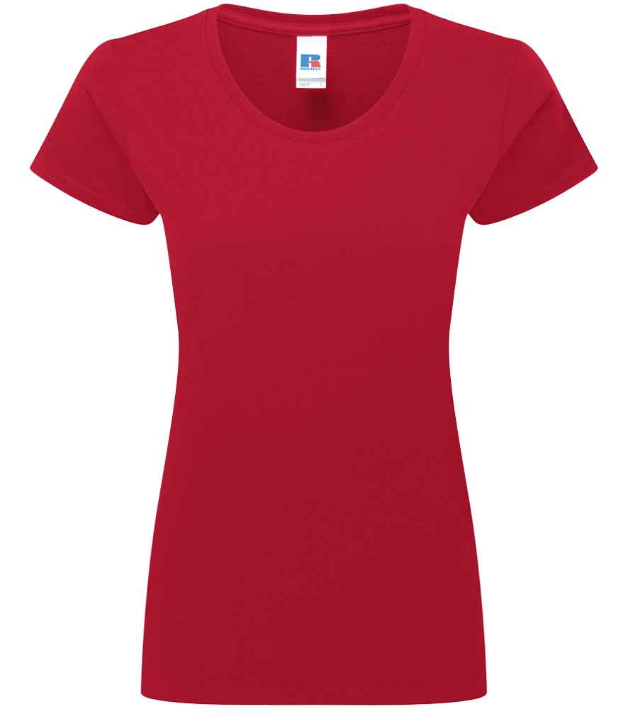 Russell Russell Athletic Ladies Authentic Classic Ringspun T-Shirt Classic Red