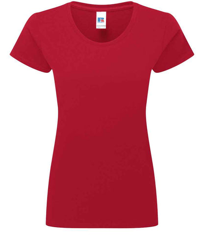 Russell Russell Athletic Ladies Authentic Classic Ringspun T-Shirt Classic Red