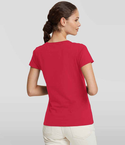 Russell Russell Athletic Ladies Authentic Classic Ringspun T-Shirt Classic Red