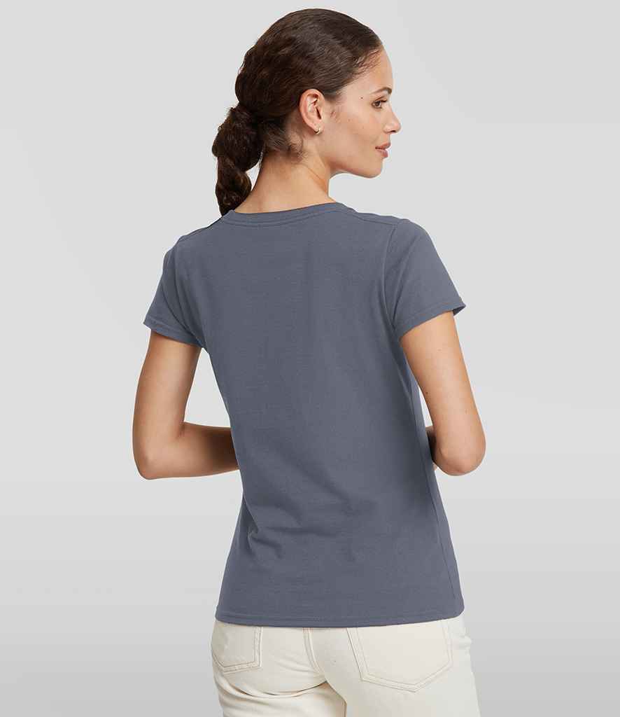 Russell Russell Athletic Ladies Authentic Classic Ringspun T-Shirt Convoy Grey
