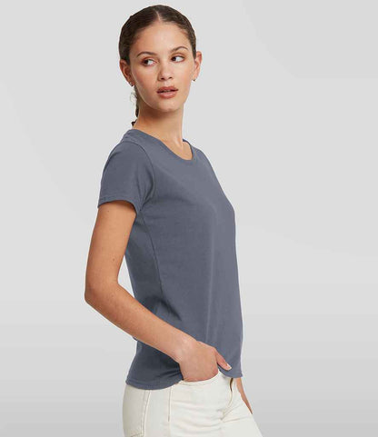 Russell Russell Athletic Ladies Authentic Classic Ringspun T-Shirt Convoy Grey