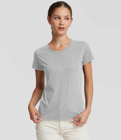 Russell Russell Athletic Ladies Authentic Classic Ringspun T-Shirt Light Oxford
