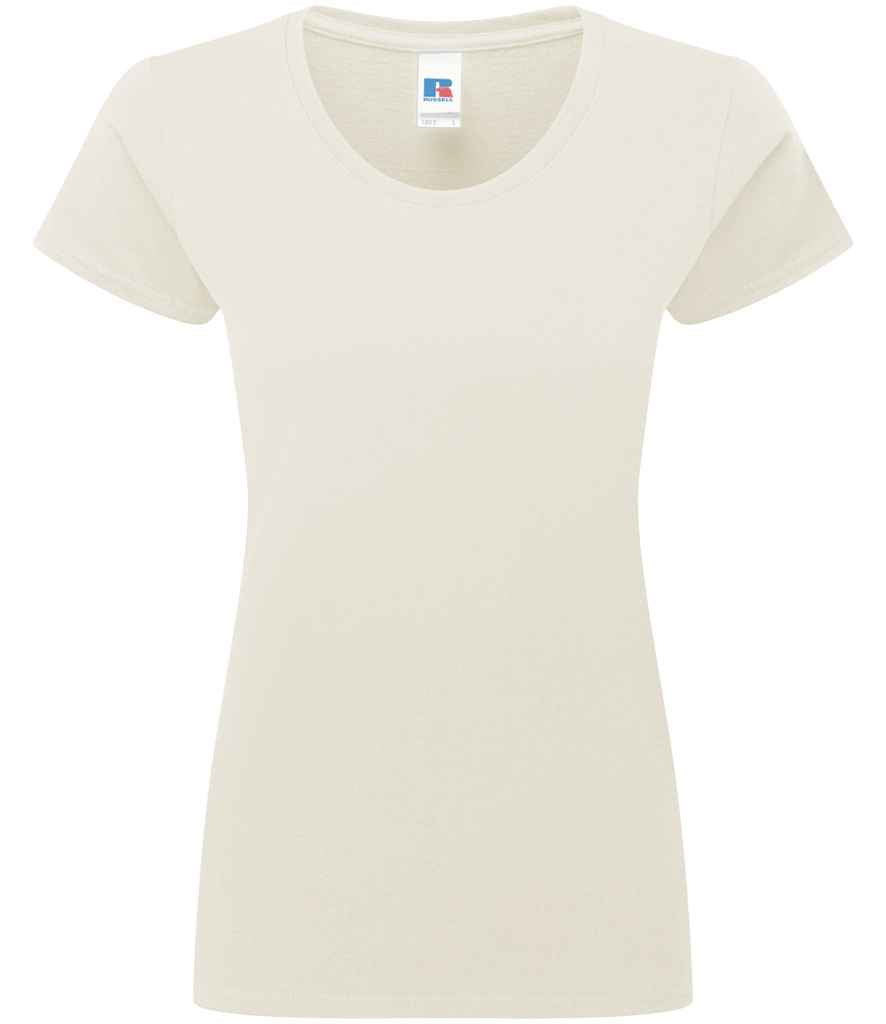 Russell Russell Athletic Ladies Authentic Classic Ringspun T-Shirt Natural