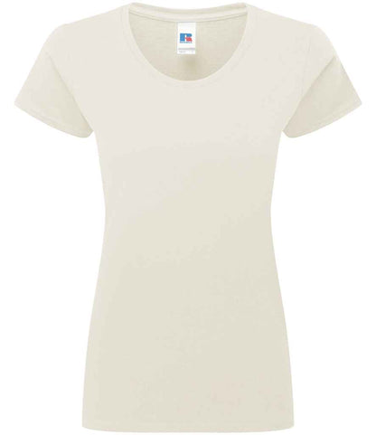 Russell Russell Athletic Ladies Authentic Classic Ringspun T-Shirt Natural