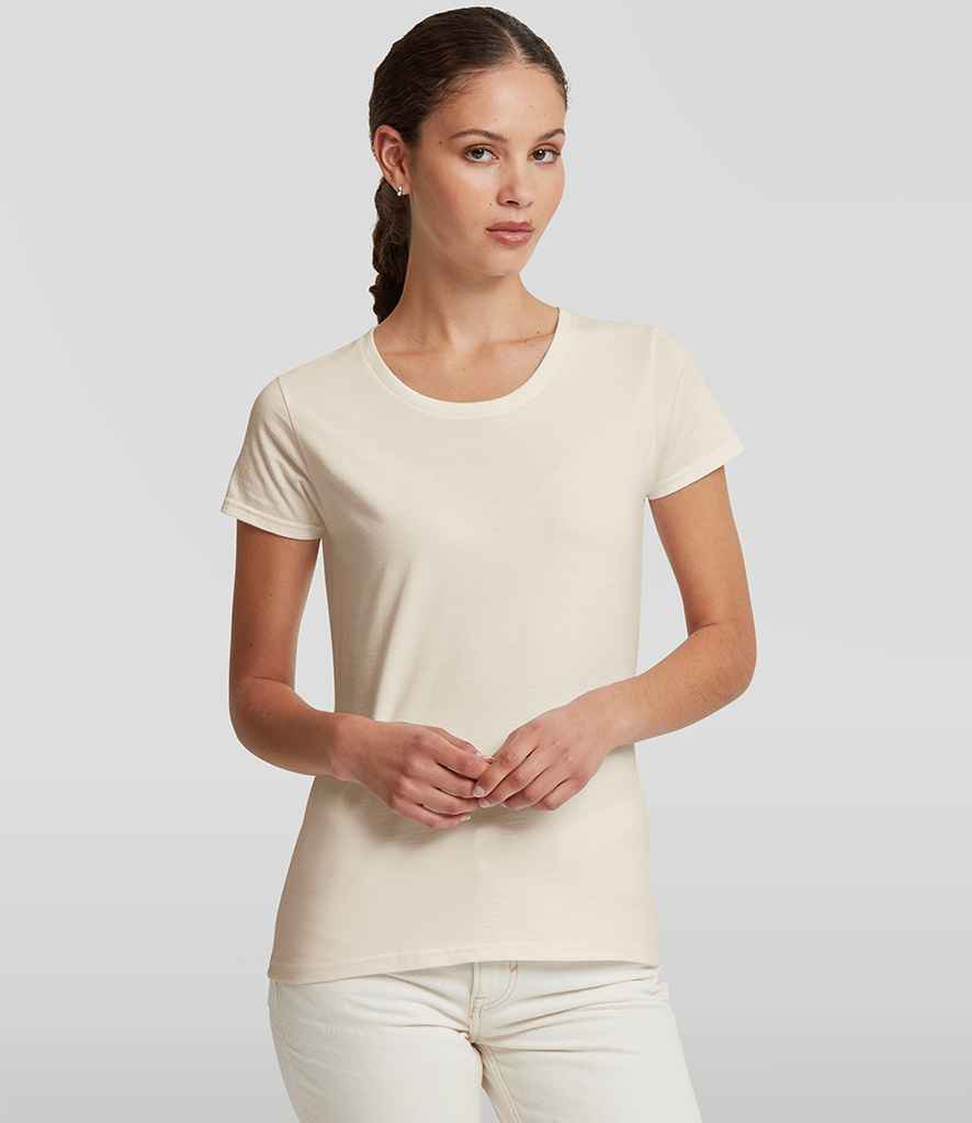 Russell Russell Athletic Ladies Authentic Classic Ringspun T-Shirt Natural