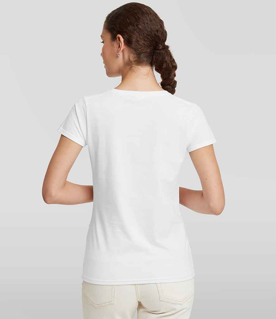 Russell Russell Athletic Ladies Authentic Classic Ringspun T-Shirt White