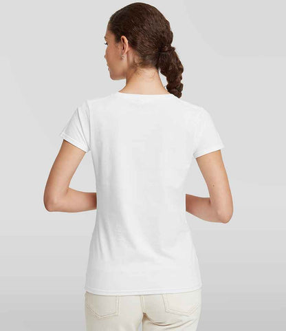 Russell Russell Athletic Ladies Authentic Classic Ringspun T-Shirt White