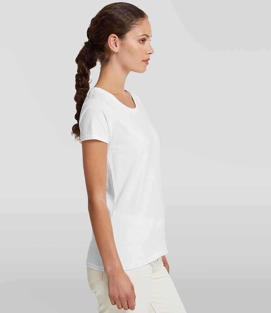 Russell Russell Athletic Ladies Authentic Classic Ringspun T-Shirt White