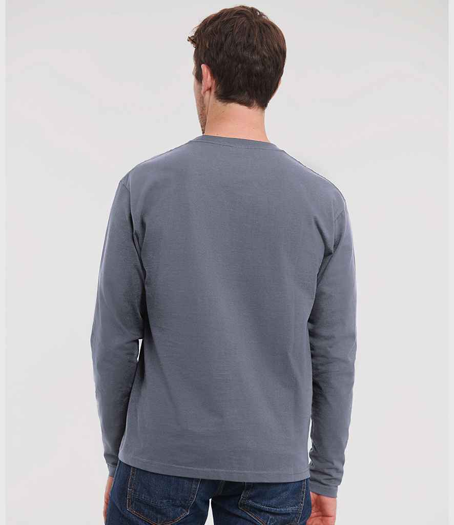 Russell Russell Athletic Classic Long Sleeve T-Shirt Convoy Grey