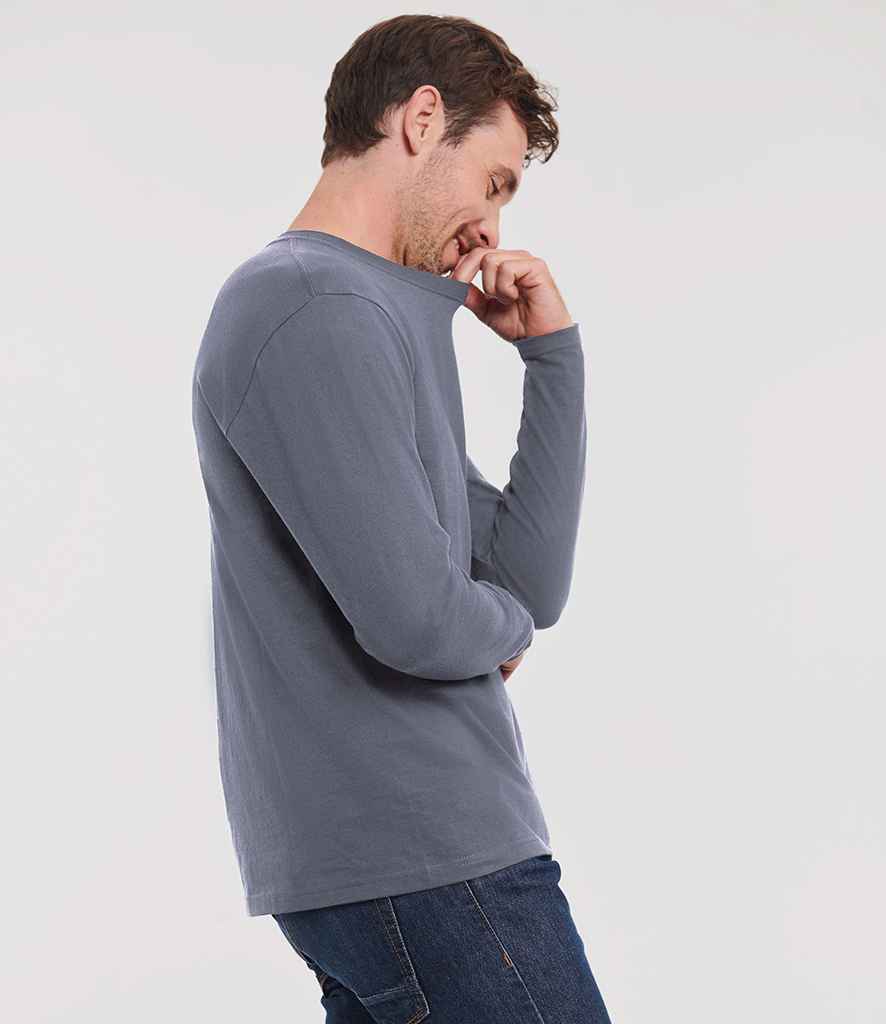 Russell Russell Athletic Classic Long Sleeve T-Shirt Convoy Grey