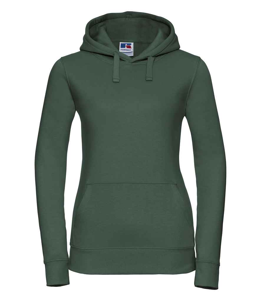 Russell Russell Athletic Ladies Authentic Hooded Sweatshirt Bottle Green