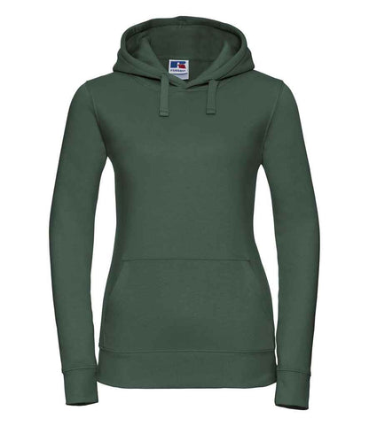 Russell Russell Athletic Ladies Authentic Hooded Sweatshirt Bottle Green