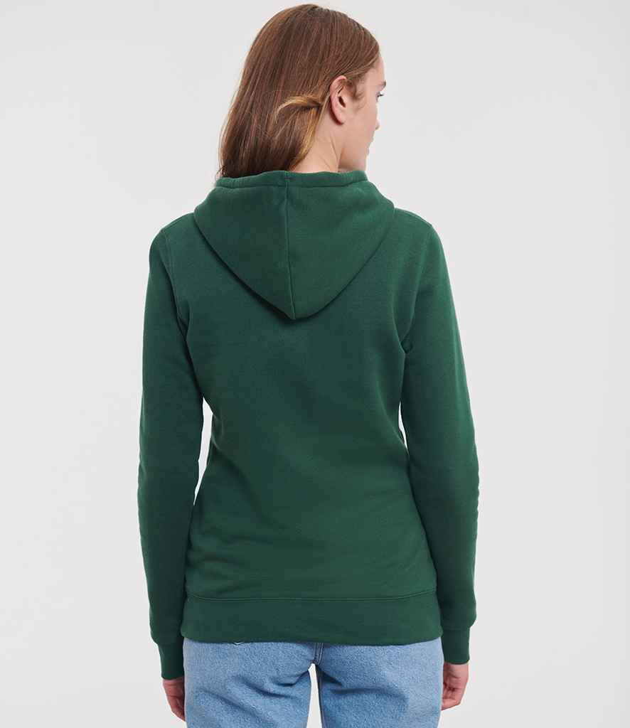 Russell Russell Athletic Ladies Authentic Hooded Sweatshirt Bottle Green