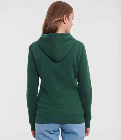 Russell Russell Athletic Ladies Authentic Hooded Sweatshirt Bottle Green