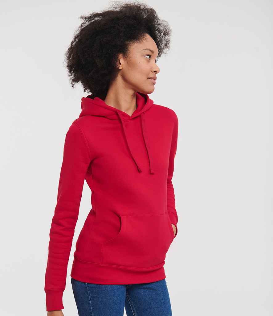 Russell Russell Athletic Ladies Authentic Hooded Sweatshirt Classic Red