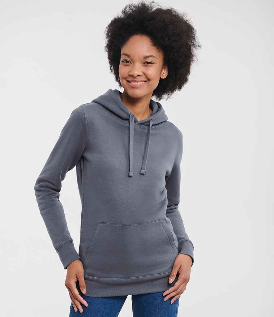 Russell Russell Athletic Ladies Authentic Hooded Sweatshirt Convoy Grey
