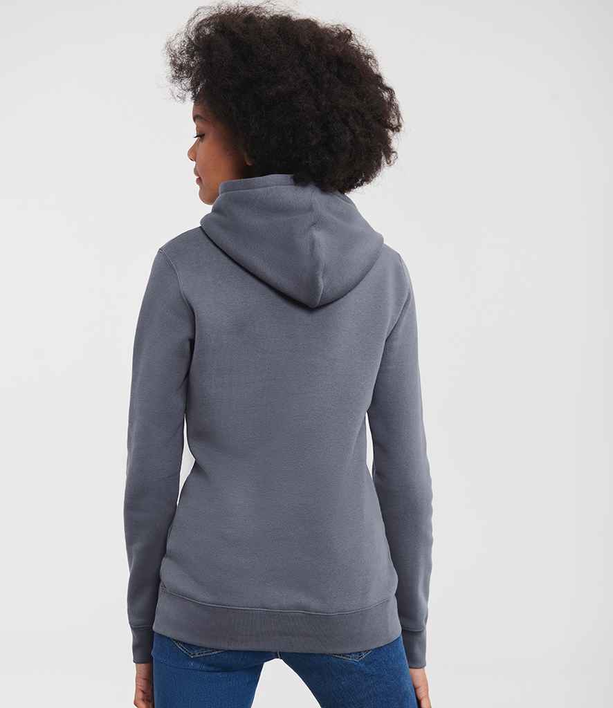 Russell Russell Athletic Ladies Authentic Hooded Sweatshirt Convoy Grey