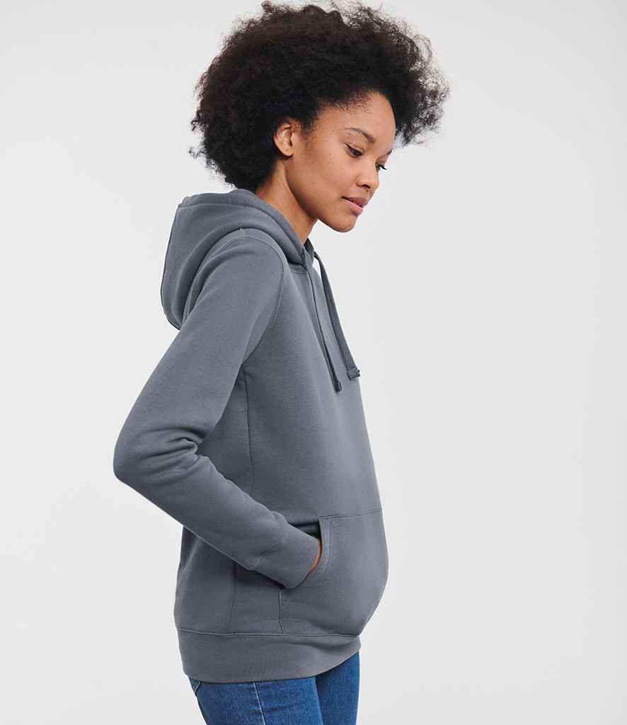 Russell Russell Athletic Ladies Authentic Hooded Sweatshirt Convoy Grey