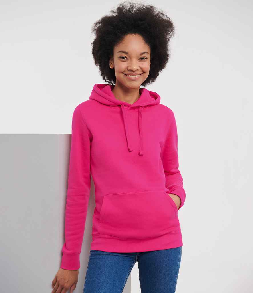 Russell Russell Athletic Ladies Authentic Hooded Sweatshirt Fuchsia