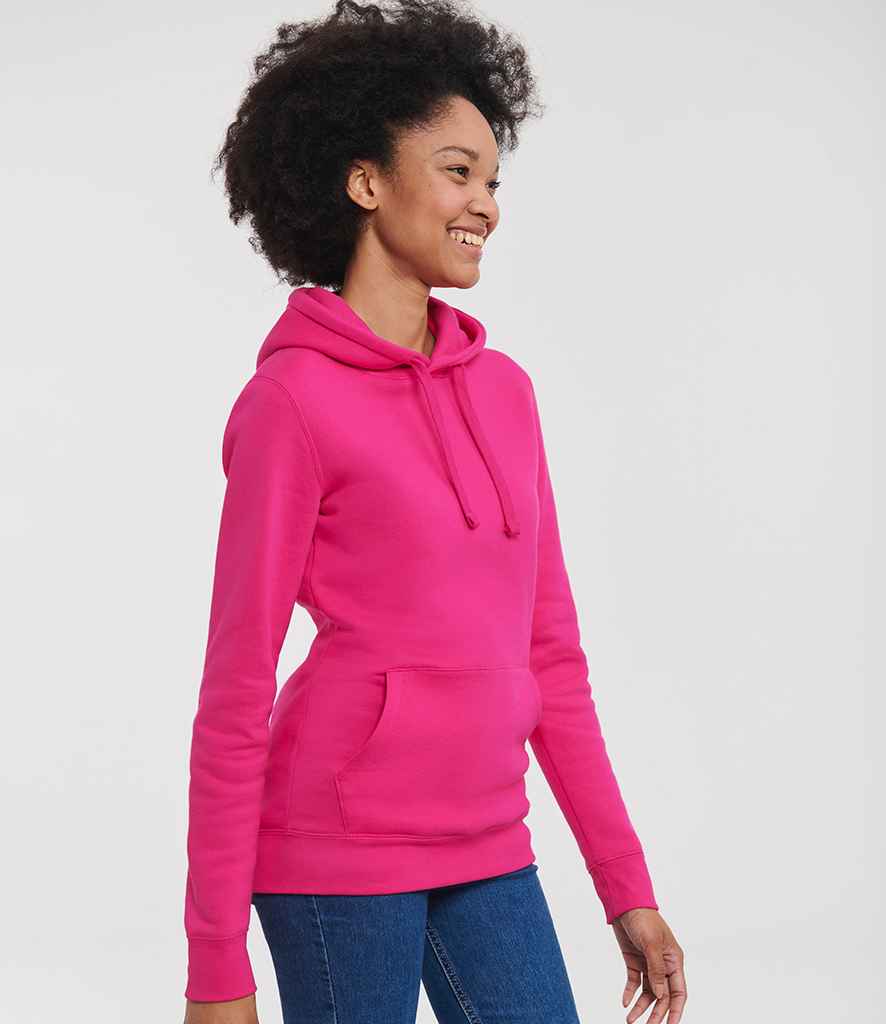 Russell Russell Athletic Ladies Authentic Hooded Sweatshirt Fuchsia