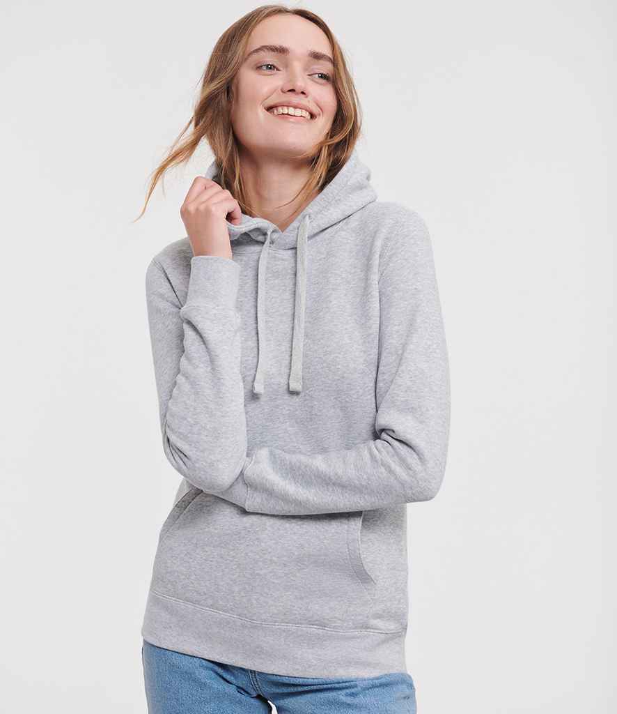 Russell Russell Athletic Ladies Authentic Hooded Sweatshirt Light Oxford