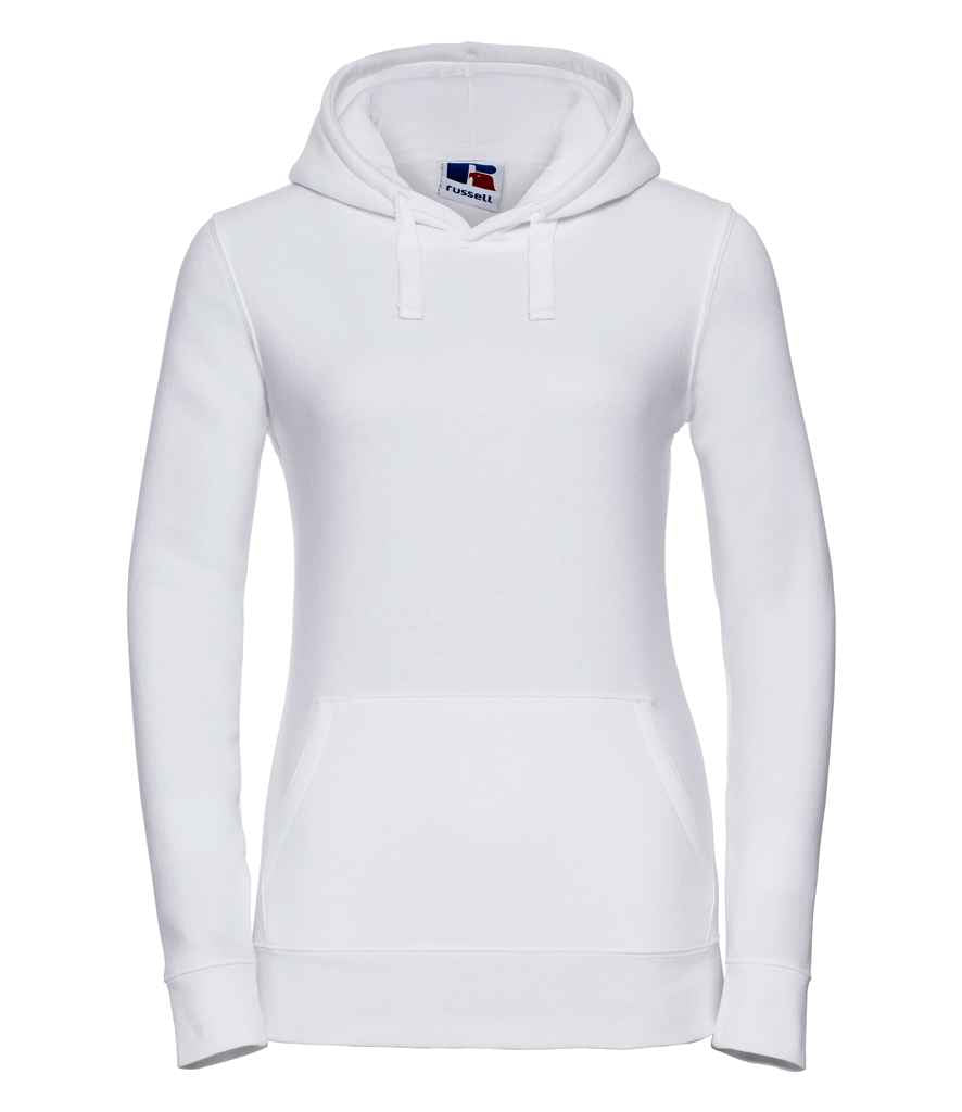 Russell Russell Athletic Ladies Authentic Hooded Sweatshirt White