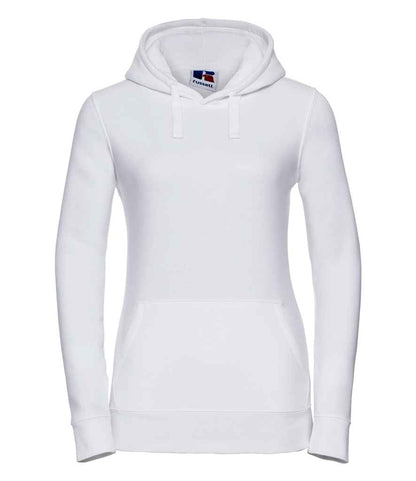 Russell Russell Athletic Ladies Authentic Hooded Sweatshirt White