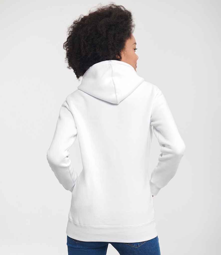 Russell Russell Athletic Ladies Authentic Hooded Sweatshirt White
